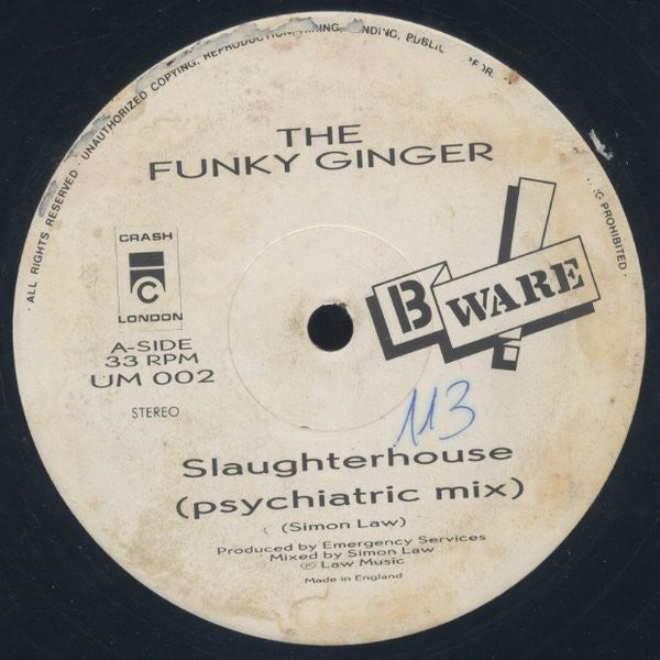The Funky Ginger : Slaughterhouse (12")