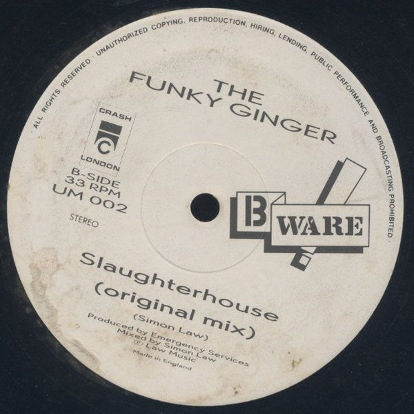 The Funky Ginger : Slaughterhouse (12")