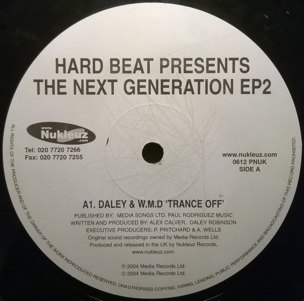 Daley* & W.M.D. / Phil York Vs. Dark By Design : Hard Beat Presents The Next Generation EP2 (12", EP)