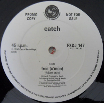 Catch (2) : Free (C'Mon) (12", Promo)