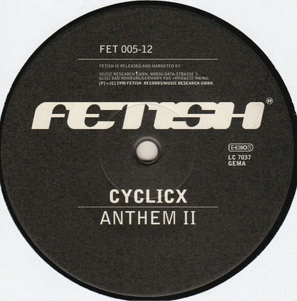 Cyclicx : Anthem II (12")