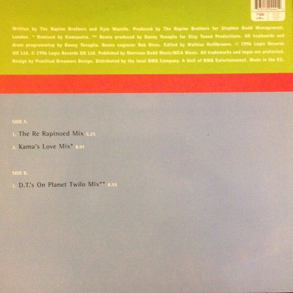 Rapination* & Kym Mazelle : Love Me The Right Way '96 (12")