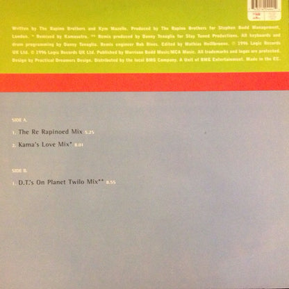 Rapination* & Kym Mazelle : Love Me The Right Way '96 (12")