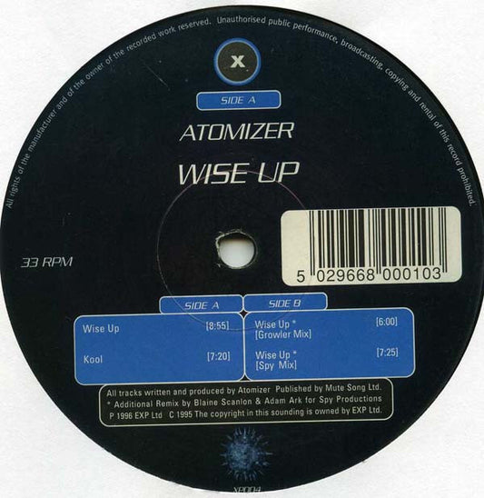 Atomizer : Wise Up (12")
