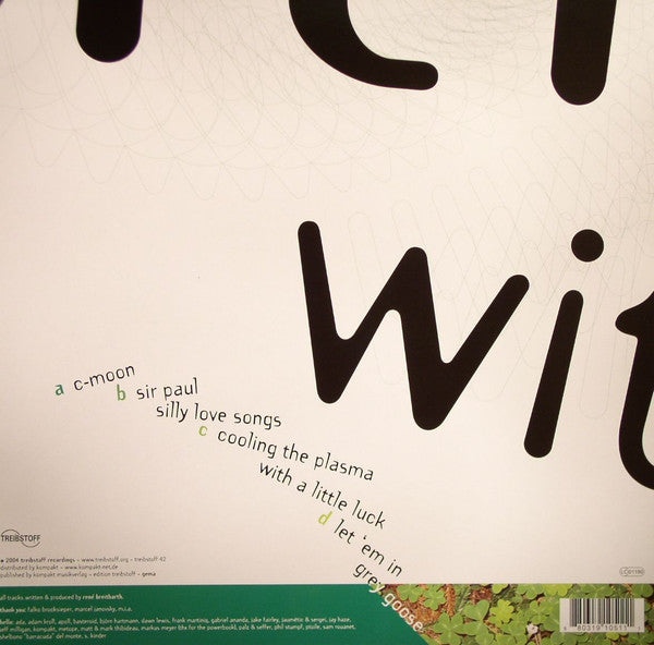 René Breitbarth : With A Little Luck (2x12", Album)