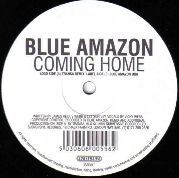 Blue Amazon : Coming Home (12")