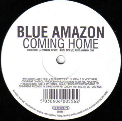 Blue Amazon : Coming Home (12")