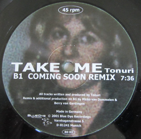 Tonuri : Take Me (12")