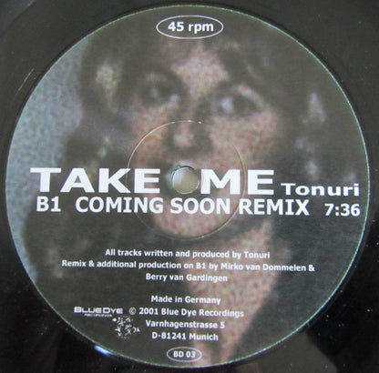 Tonuri : Take Me (12")