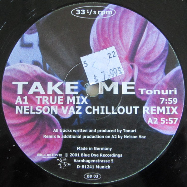 Tonuri : Take Me (12")