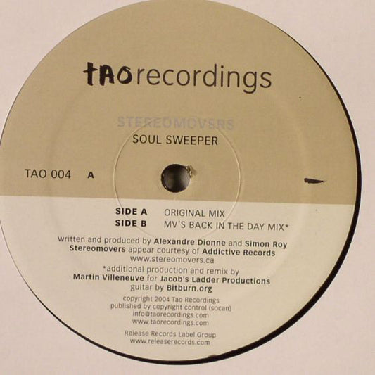 Stereomovers : Soul Sweeper (12")