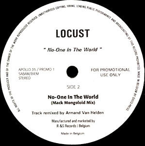 Locust : No-One In The World (2x12", Promo)