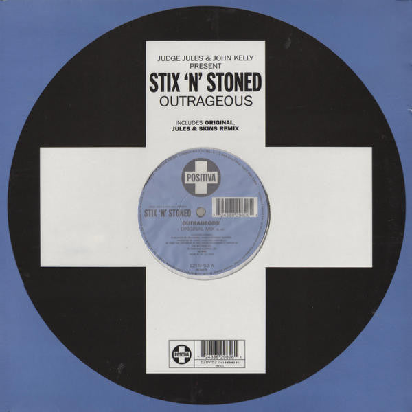 Judge Jules & John Kelly Present Stix 'N' Stoned : Outrageous (12", Single)