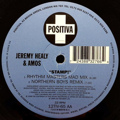 Jeremy Healy & Amos : Stamp! (12", Single)