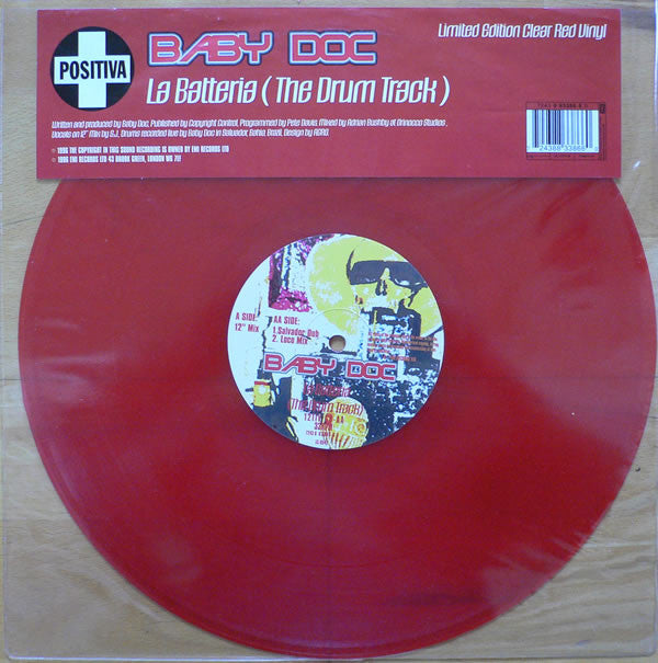 Baby Doc : La Batteria (The Drum Track) (12", Ltd, Red)