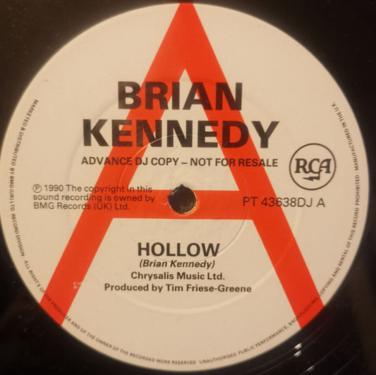 Brian Kennedy : Hollow (12", Promo)