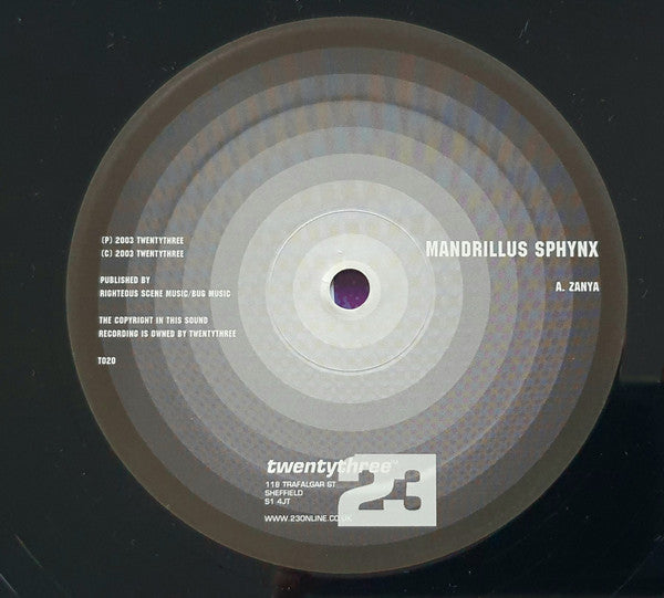 Mandrillus Sphynx : Zanya/Ussyats (12")