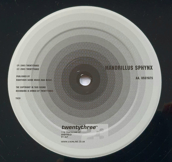 Mandrillus Sphynx : Zanya/Ussyats (12")