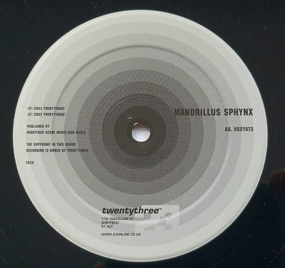 Mandrillus Sphynx : Zanya/Ussyats (12")
