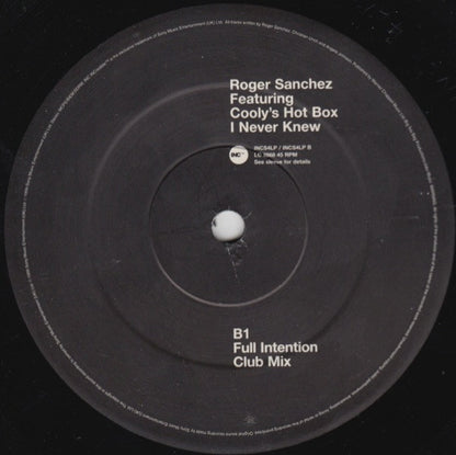 Roger Sanchez Featuring Cooly's Hot Box : I Never Knew (12")