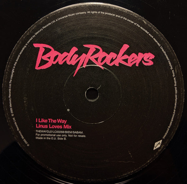 BodyRockers : I Like The Way (12", Promo)