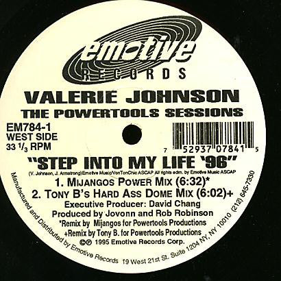 Valerie Johnson : Step Into My Life '96 (The Powertools Sessions) (12")