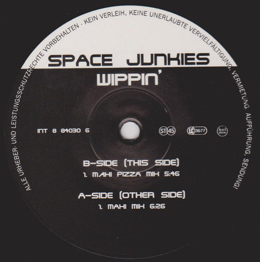 Space Junkies : Wippin' (12")