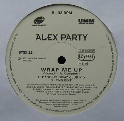 Alex Party : Wrap Me Up (12")
