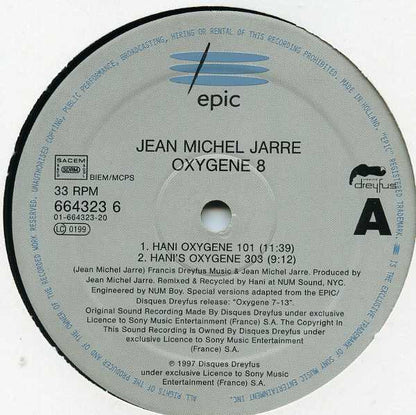 Jean Michel Jarre* : Oxygene 8 (12")