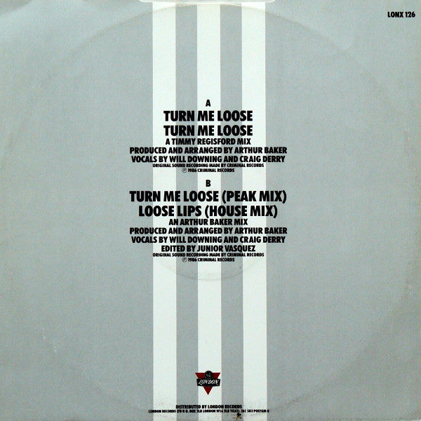 Wally Jump Jr & The Criminal Element : Turn Me Loose (12")