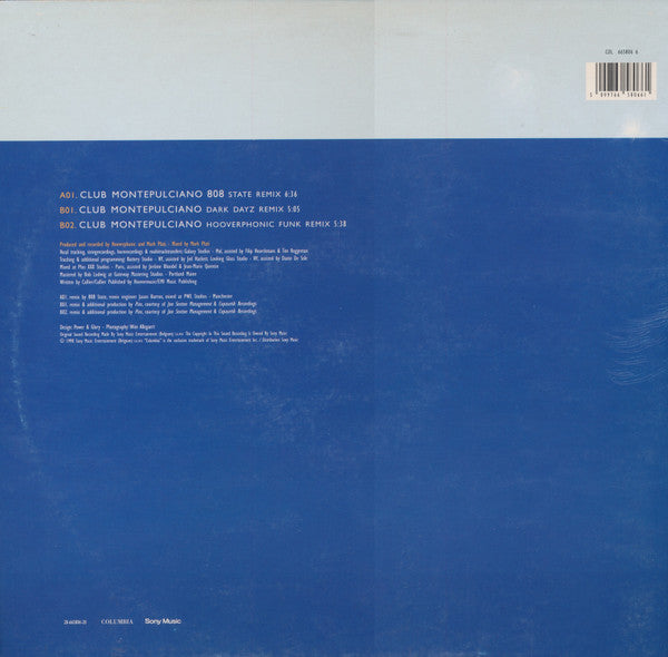 Hooverphonic : Club Montepulciano (12")