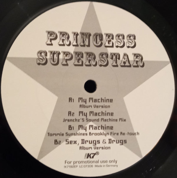 Princess Superstar : My Machine (12", Promo)