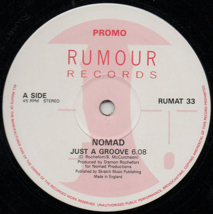 Nomad : Just A Groove (12", Promo)