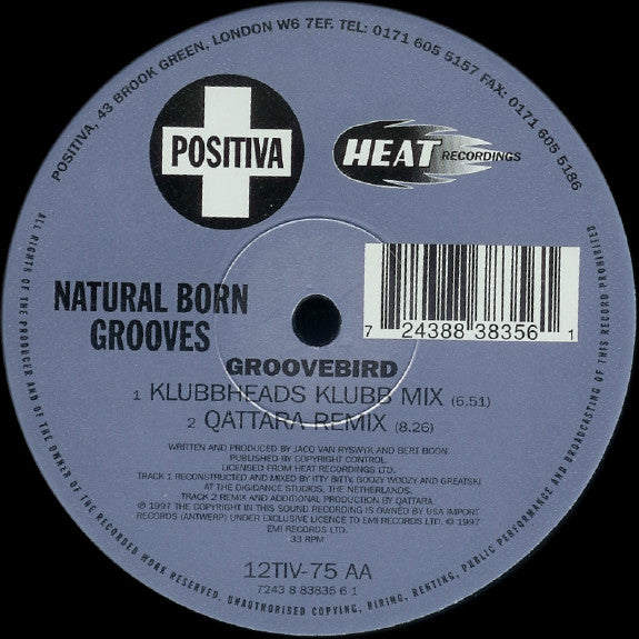 Natural Born Grooves : Groovebird (12")