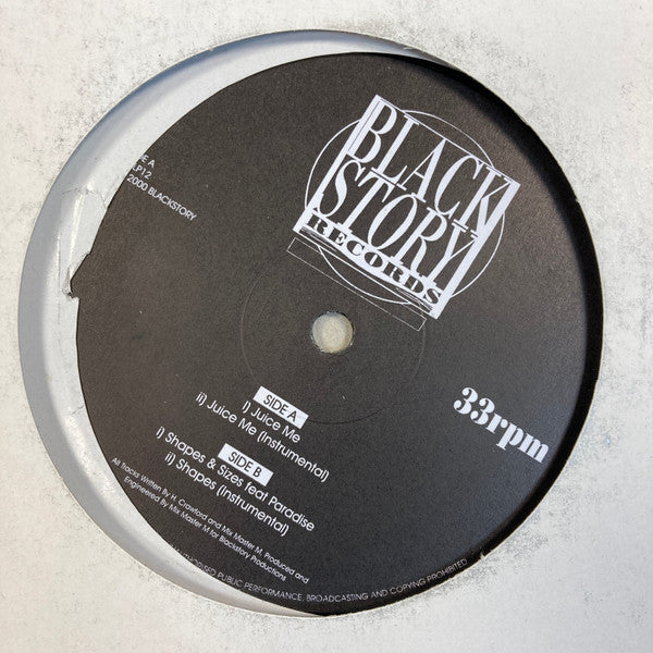 Hughie Crawford : Juice Me / Shapes & Sizzes (12")
