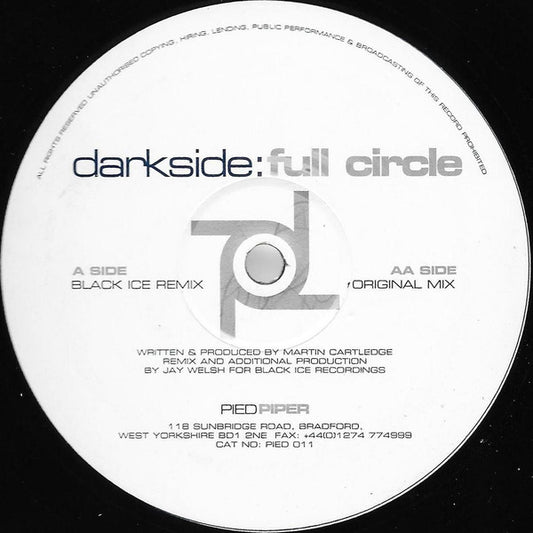 Darkside : Full Circle (12")