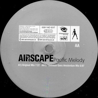 Airscape : Pacific Melody (12")