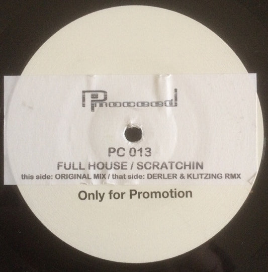 Full House (3) : Scratchin (12", Promo, W/Lbl)