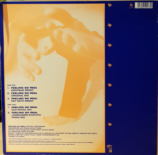 Moby : Feeling So Real (12", Single)