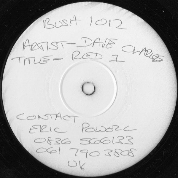 Dave Clarke : Red 1 (12", Promo, W/Lbl)