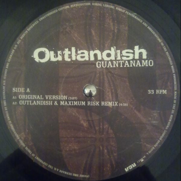 Outlandish : Guantanamo (12")