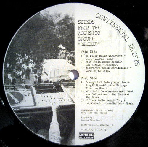 Various : Continental Drifts: Sounds From The Acoustic Ground "Remixed" (12", Smplr)