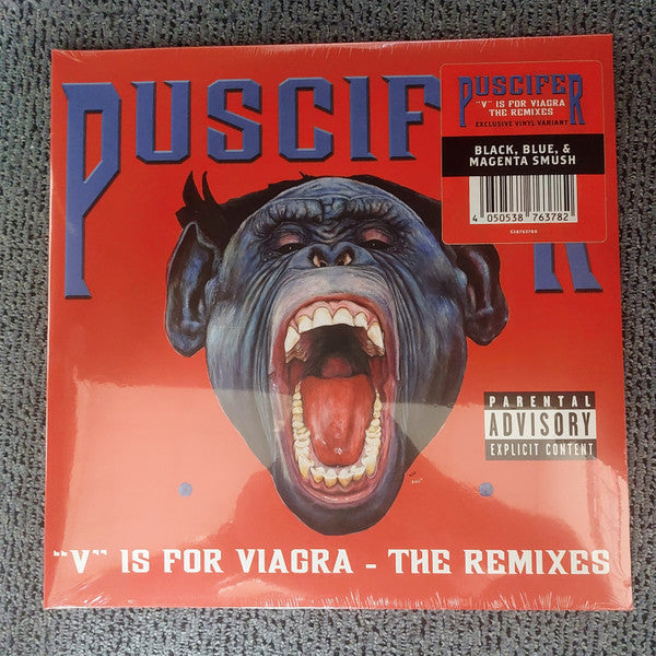 Puscifer : "V" Is For Viagra - The Remixes (2xLP, Album, RE, Bla)