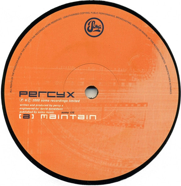 Percy X : Maintain (12")