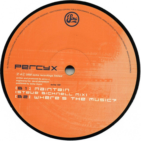 Percy X : Maintain (12")