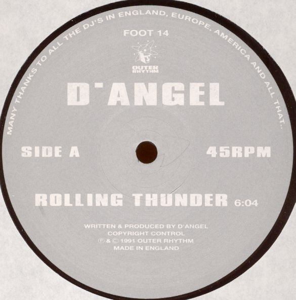 D'Angel* : Rolling Thunder (12")