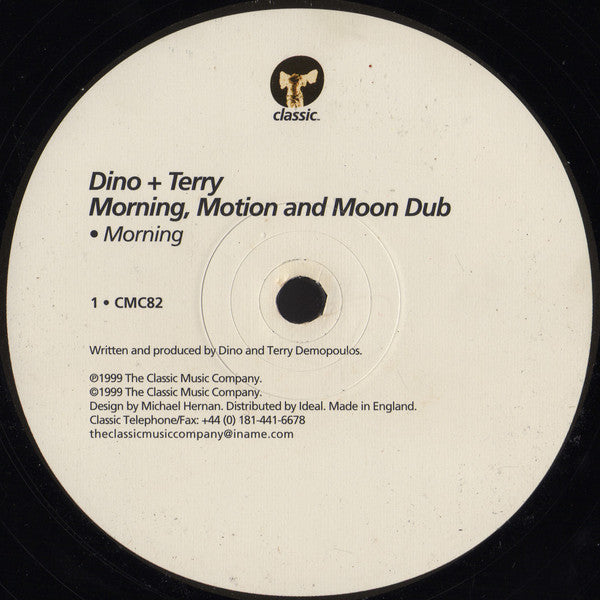 Dino & Terry : Morning, Motion And Moon Dub (12")