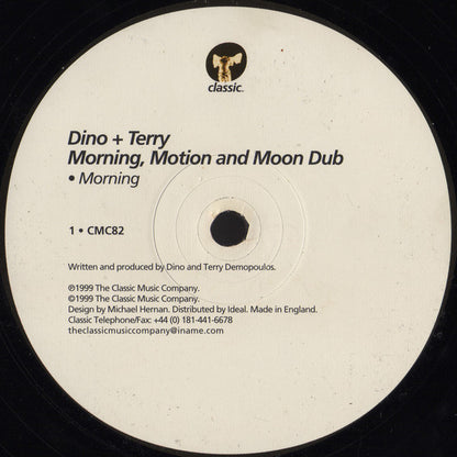 Dino & Terry : Morning, Motion And Moon Dub (12")