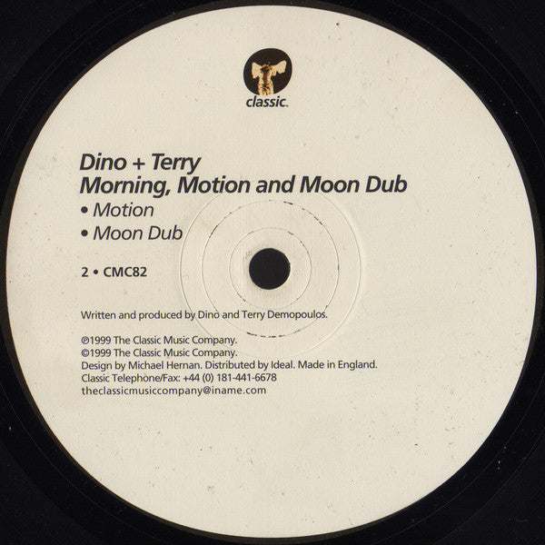 Dino & Terry : Morning, Motion And Moon Dub (12")