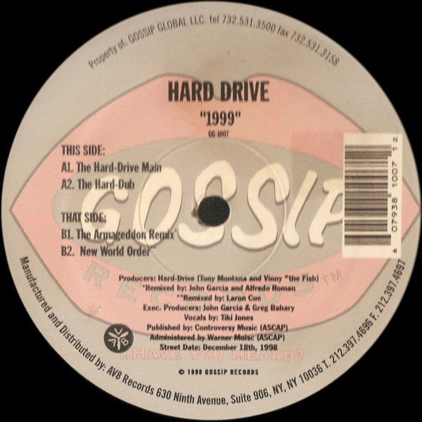 Hard Drive* : 1999 (12")